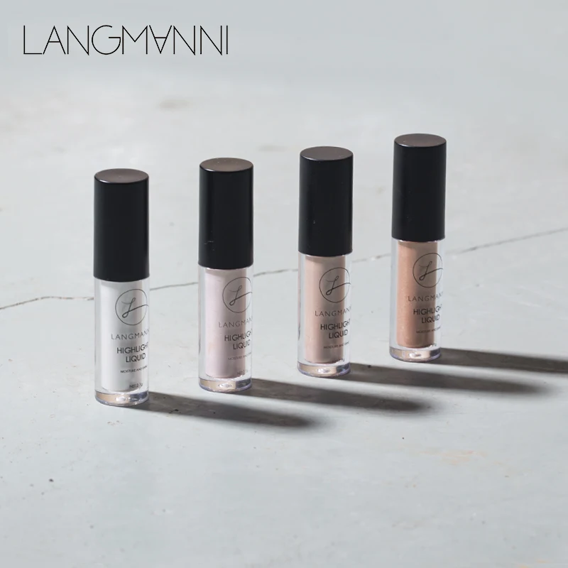 4 шт. жидкий хайлайтер осветитель контурирующий макияж осветлитель для лица