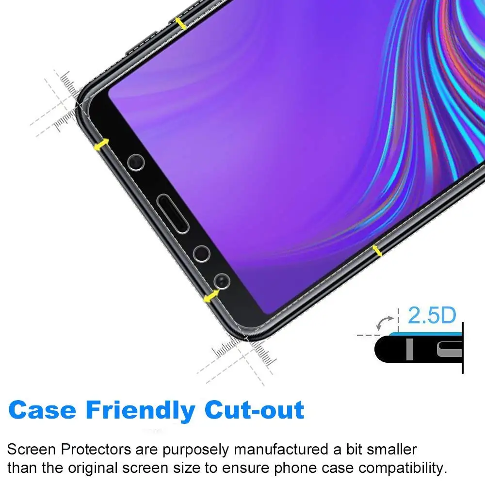 Закаленное стекло для Samsung Galaxy A7 2018 SM-A750F защита экрана Samung A10 A20 A30 A40 A50 M10 M20 M30 A9 A305F |