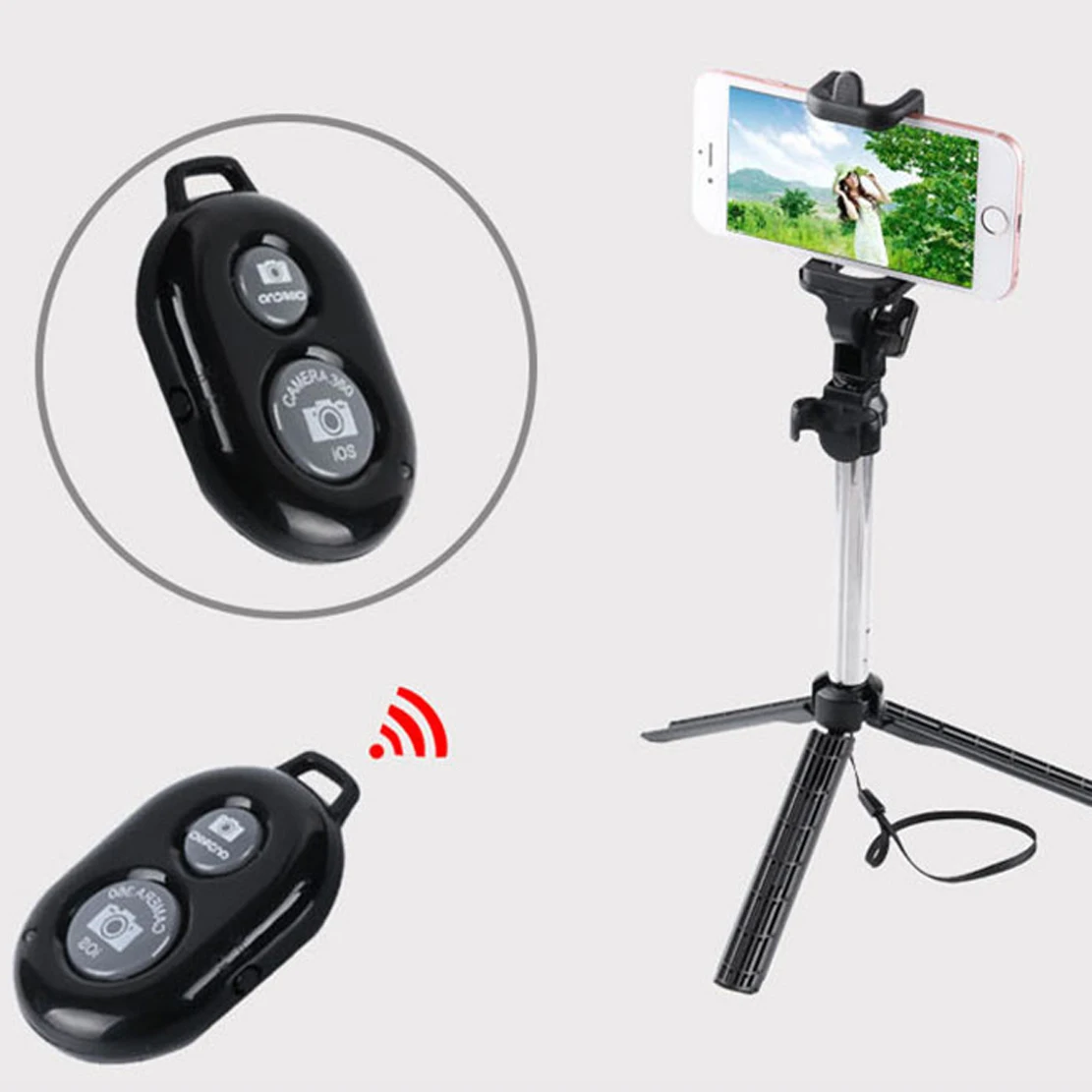 Bluetooth Remote Управление штатив монопод палка для селфи с затвором iphone Redmi lenovo sony zte ASUS