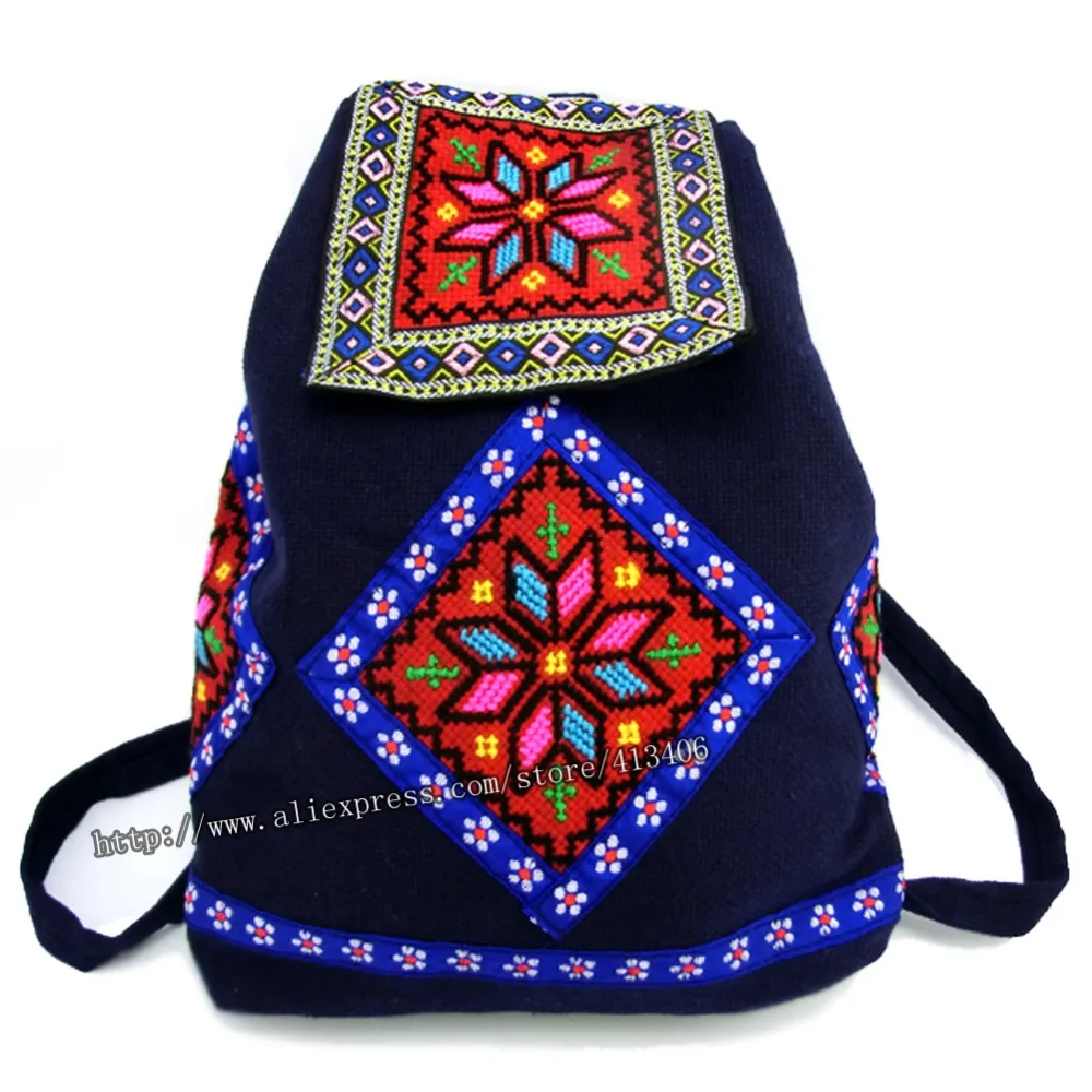 Этнический винтажный рюкзак Hmong тайский этнический в стиле бохо хиппи Этническая
