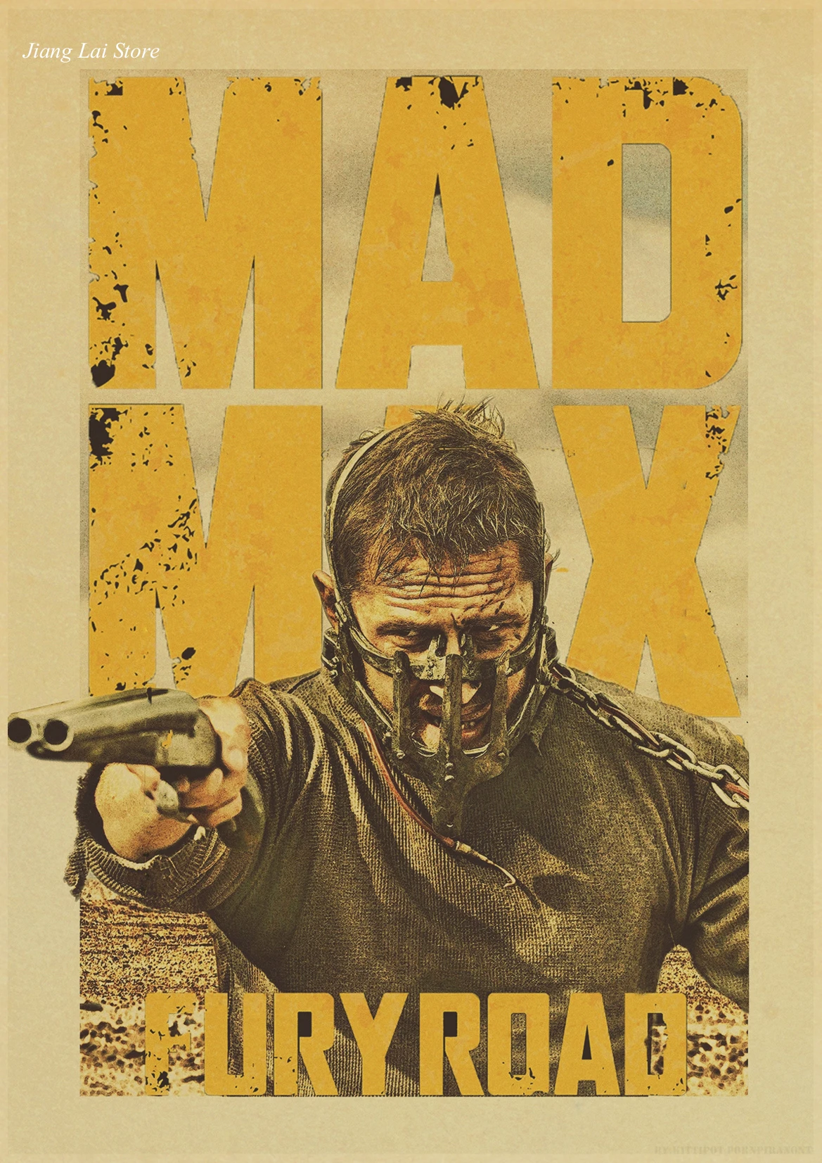 Винтажный постер Mad max Дорога ярости Том Харди Charlize Терон постер фильма плакат ретро Стикеры из крафтовой бумаги Ретро плакат - Цвет: H258