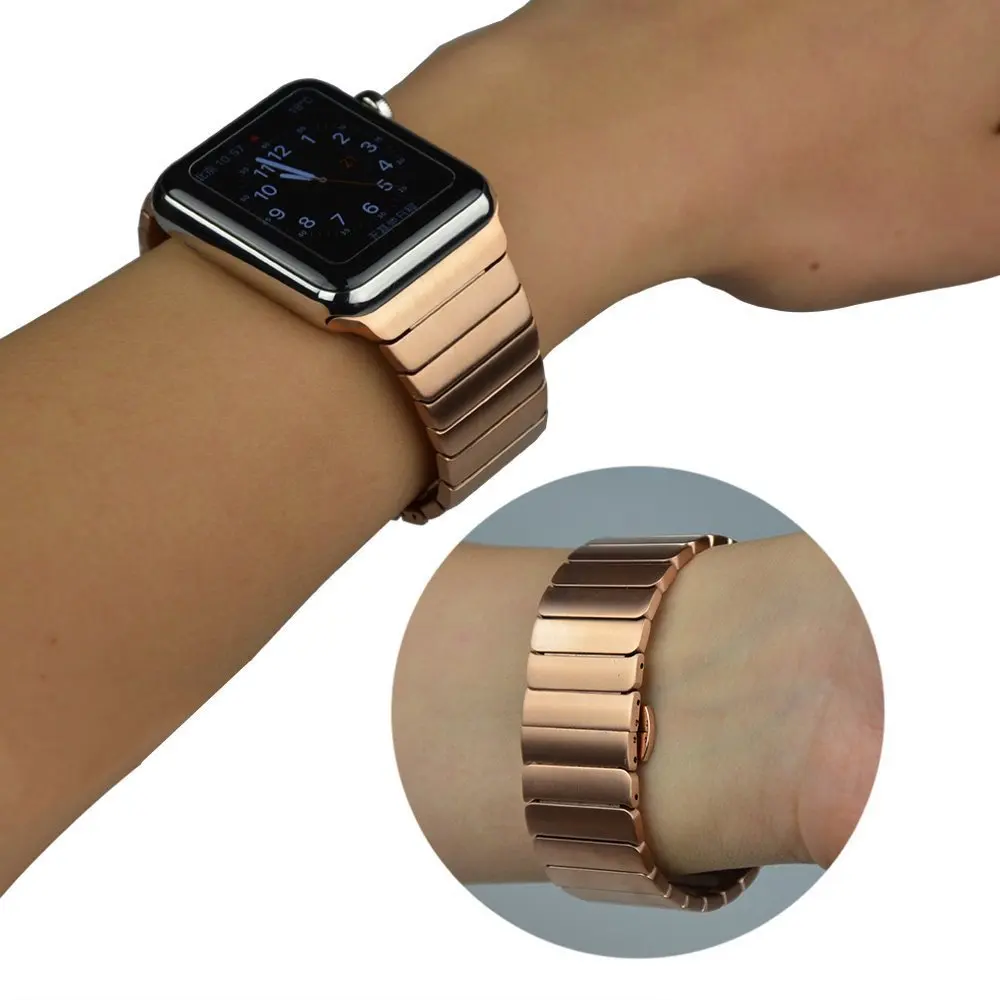 Оригинальный спортивный ремешок BUMVOR для Apple Watch 38 мм 42 Iwatch браслет из нержавеющей