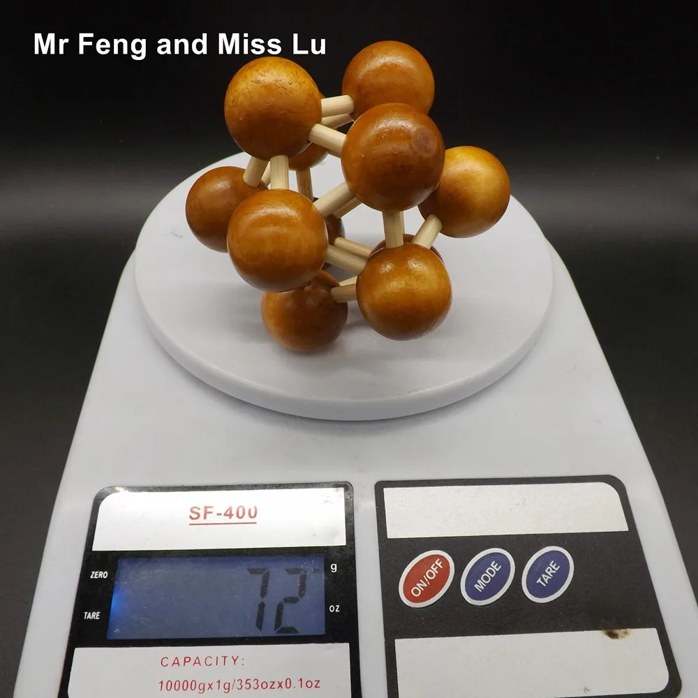 Забавный элемент деревянный пазл IQ головоломка для развития интеллекта замок