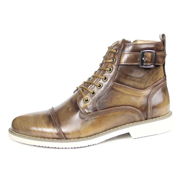 Light Brown Boots YIGER/Новые мужские Ботинки Martin мужские мотоциклетные ботинки из натуральной кожи мужские ботильоны на шнуровке обувь с высоким берцем мужская повседневная обувь, 0158 - Цвет: Light Brown Boots