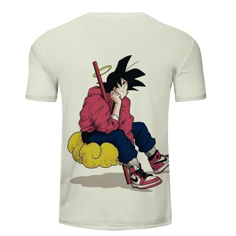 Мужская футболка с 3D принтом Dragon Ball Z Ultra Instinct летняя Goku забавные мужские футболки