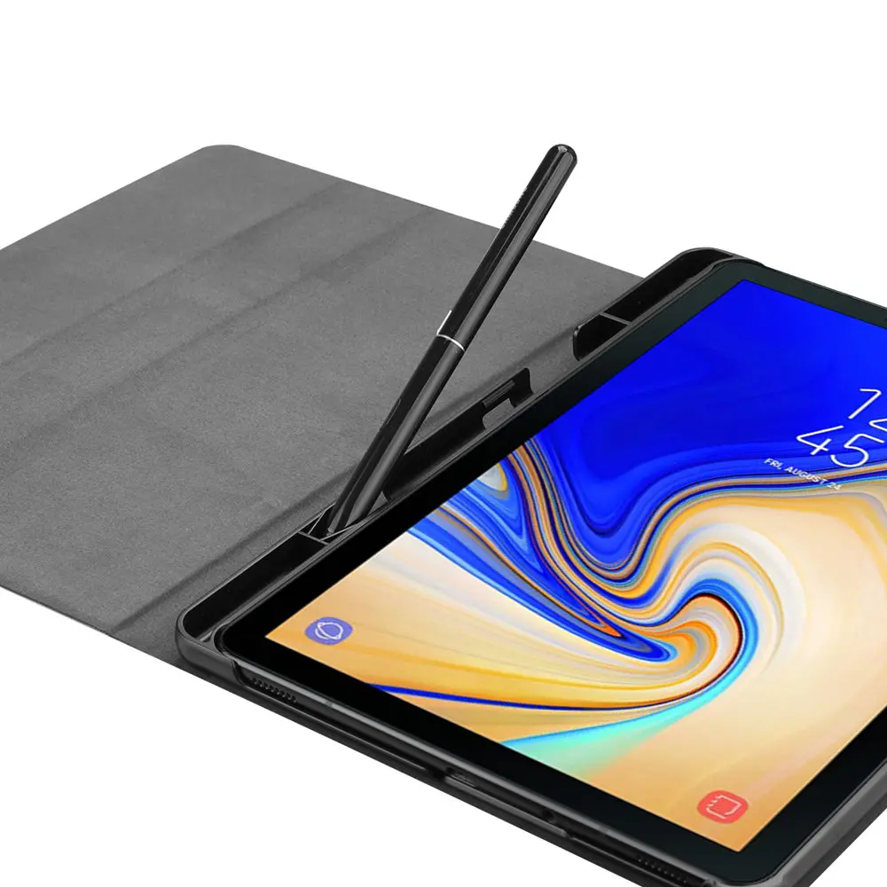 Для samsung Galaxy Tab S4 10,5 T830 T835 T837 планшет Премиум Флип кожаный чехол-Подставка Авто Режим сна/пробуждения Встроенный держатель S