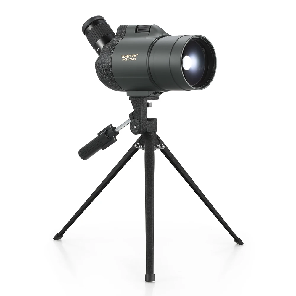 Visionking телескоп Монокуляр 25-75x70 точечный труба водонепроницаемый Bak4 призма с