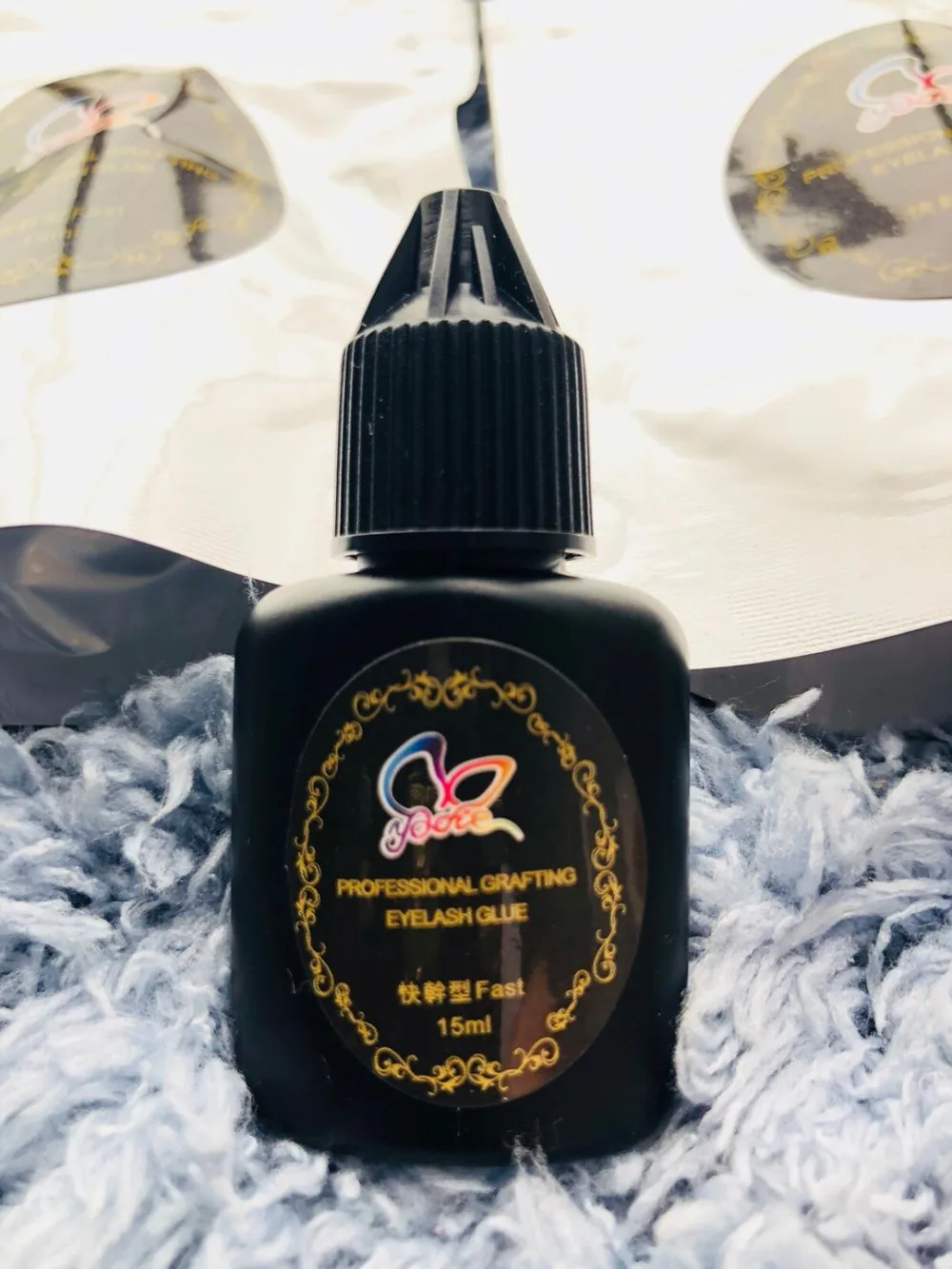 15ml Fast dry no odor simulation lash glue eyelash extension individual Tattoo ink |