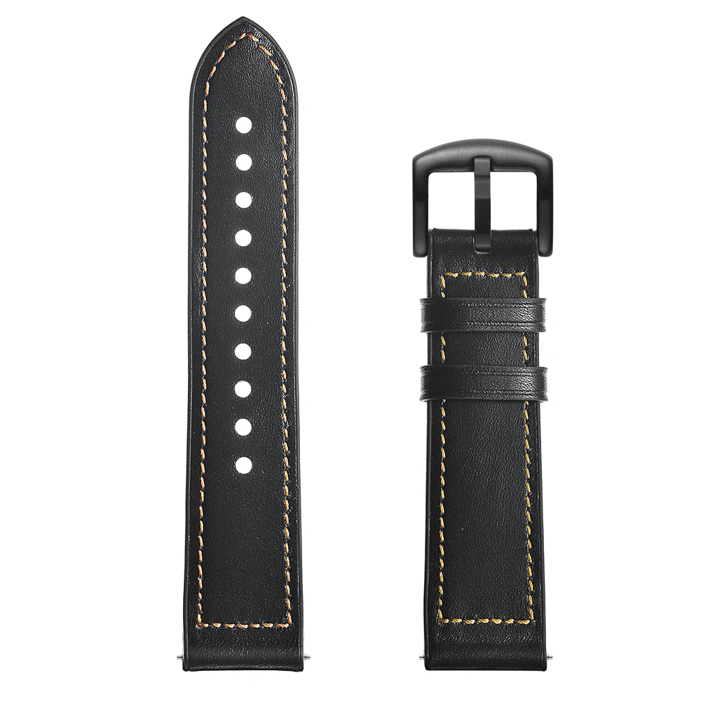 20 мм кожаный ремешок для Xiaomi Huami Amazfit BIP BIT Смарт-часы браслет для Xiaomi Amazfit ремешок из натуральной кожи ремень