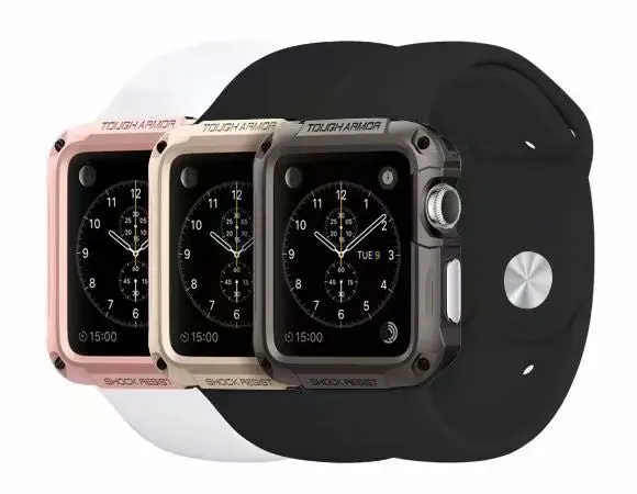 Прочный защитный чехол на весь экран для Apple Watch 42 мм 38 мм 40 мм 44 мм чехол со встроенным экраном для iWatch5 4 3 2 1