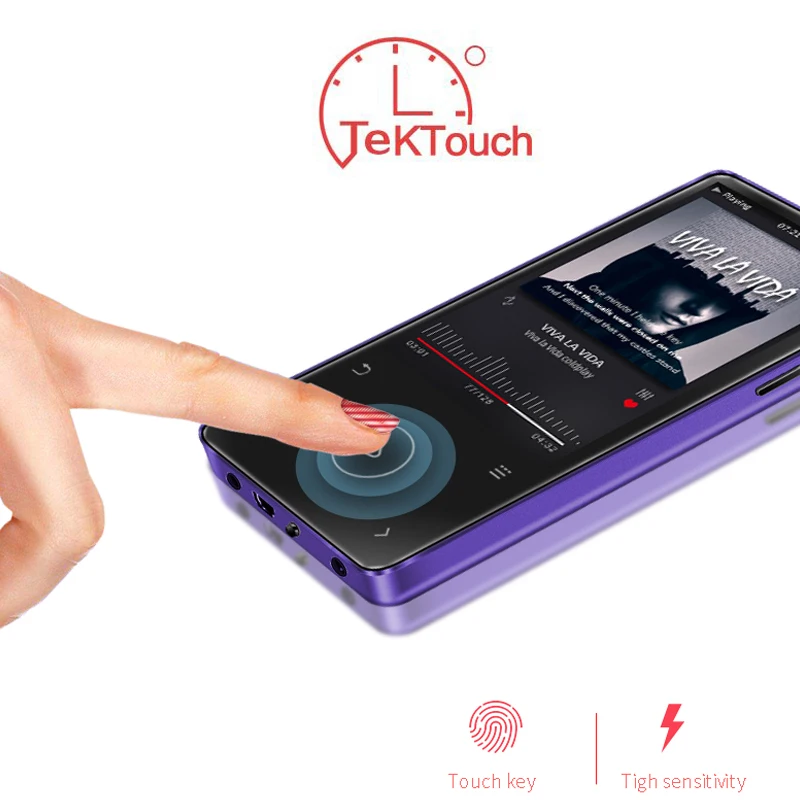 IQQ X11 Новый сенсорный экран MP3 плеер встроенный 16 ГБ тонкий hifi lossless FM/Радио Запись и