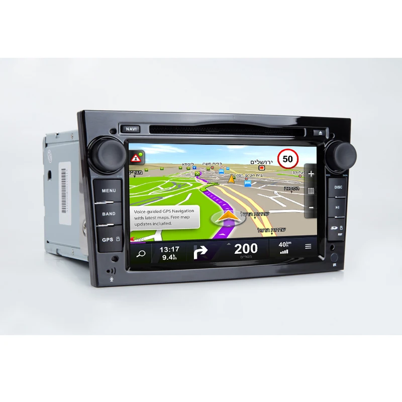 Автомобильный DVD-проигрыватель IPS Octa Core 7 дюймов 2 Din Android 11 DSP 1024*600 HD для Opel Astra Vectra