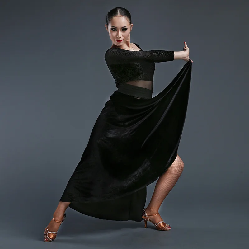 Новая юбка для Фламенко латинских танцев|latin dance skirt|skirt latindance skirt |