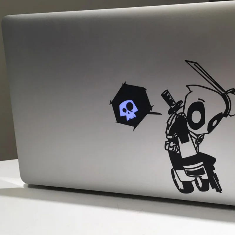 Дэдпул Граффити стиль виниловая наклейка на ноутбук для тетрадь Apple MacBook Air стикеры Pro наклейка retina кожи 1" 12" 1" дюймов 15 дюймов