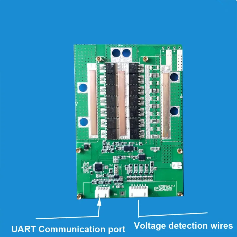 5S 21 в Смарт BMS с коммуникационная плата интерфейса UART порты и разъёмы 80A