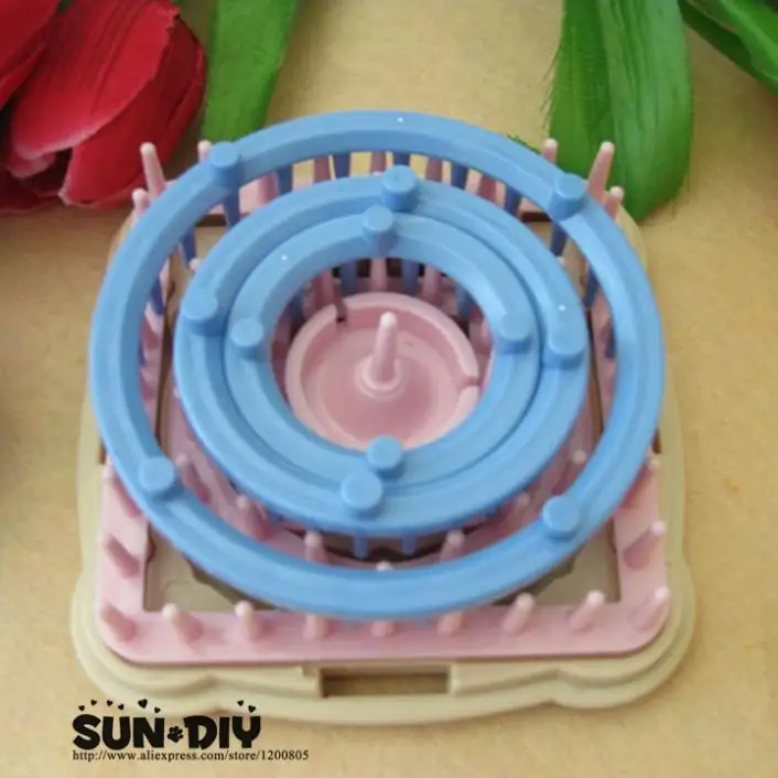 Бесплатная доставка ткацкий станок с цветочным узором для легкой плетения