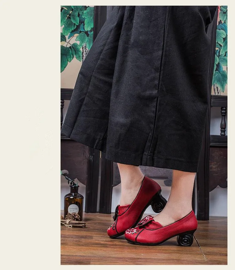 GKTINOO/свадебные туфли из натуральной коровьей кожи с вышивкой; Новинка года; элегантные модные женские туфли на высоком каблуке