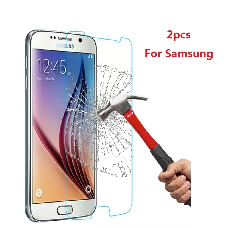 Защитное стекло для Samsung Galaxy S6 S4 S3 S5 мини закаленное A3 A5 J3 J5 2016 Защитная пленка