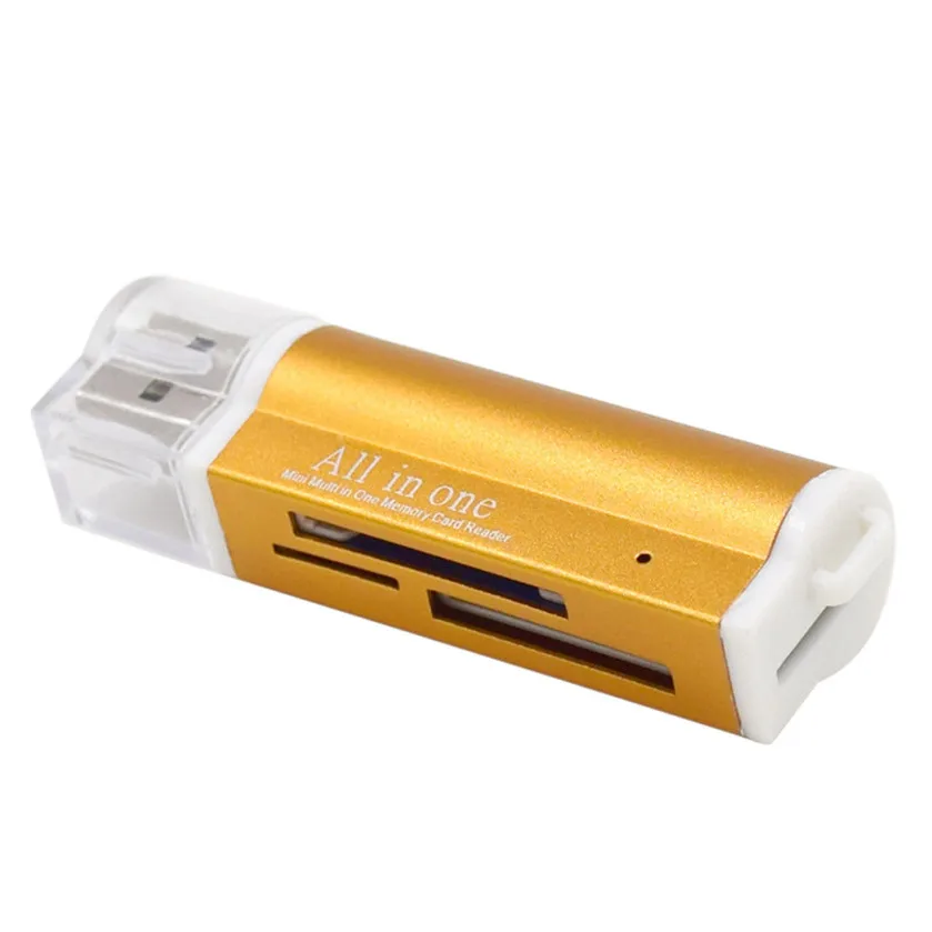 Популярный бренд для Micro SD SDHC TF M2 MMC MS PRO DUO все в 1 USB 2 0 устройство чтения нескольких