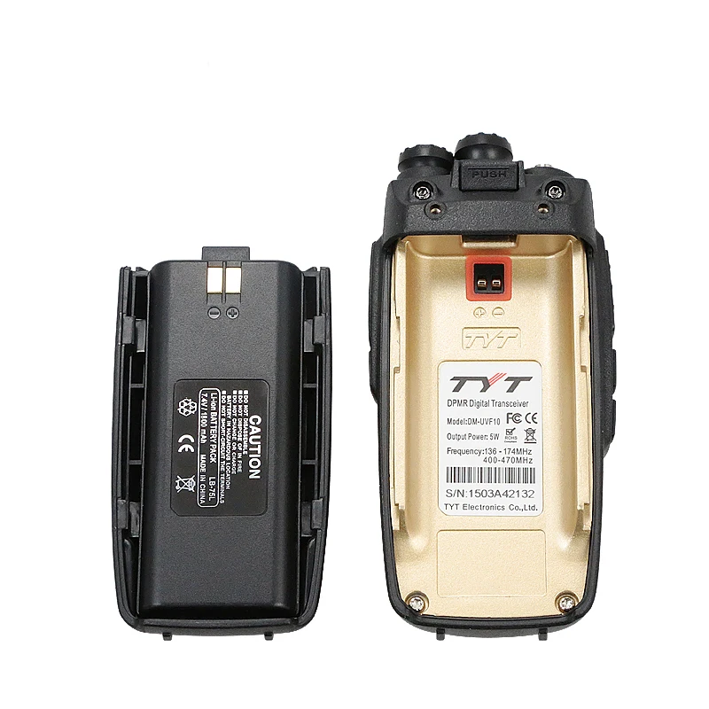 100% оригинальная функция GPS двойная частота VHF UHF TYT DPMR цифровой двусторонний