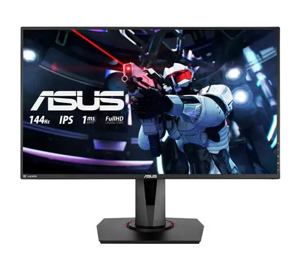 Игровой монитор ASUS VG279Q Full HD 1080p IPS 144 гц 1 мс (MPRT) DP HDMI DVI Eye Care с FreeSync/адаптивная