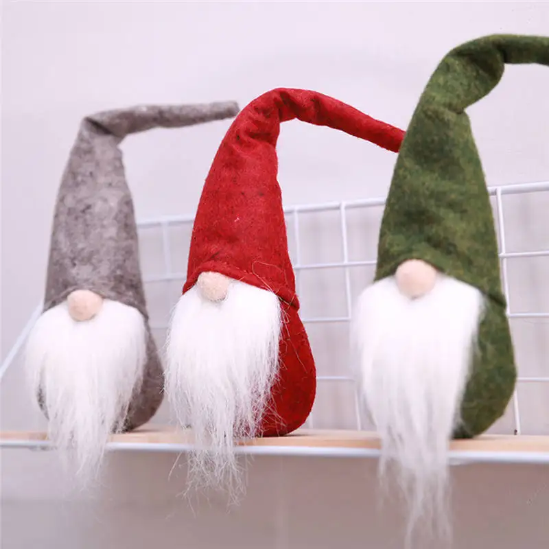 Christmas Elf Noel Sitting Long-legged Festival New Year Dinner Party Navidad 2019 Decorations for Home | Дом и сад