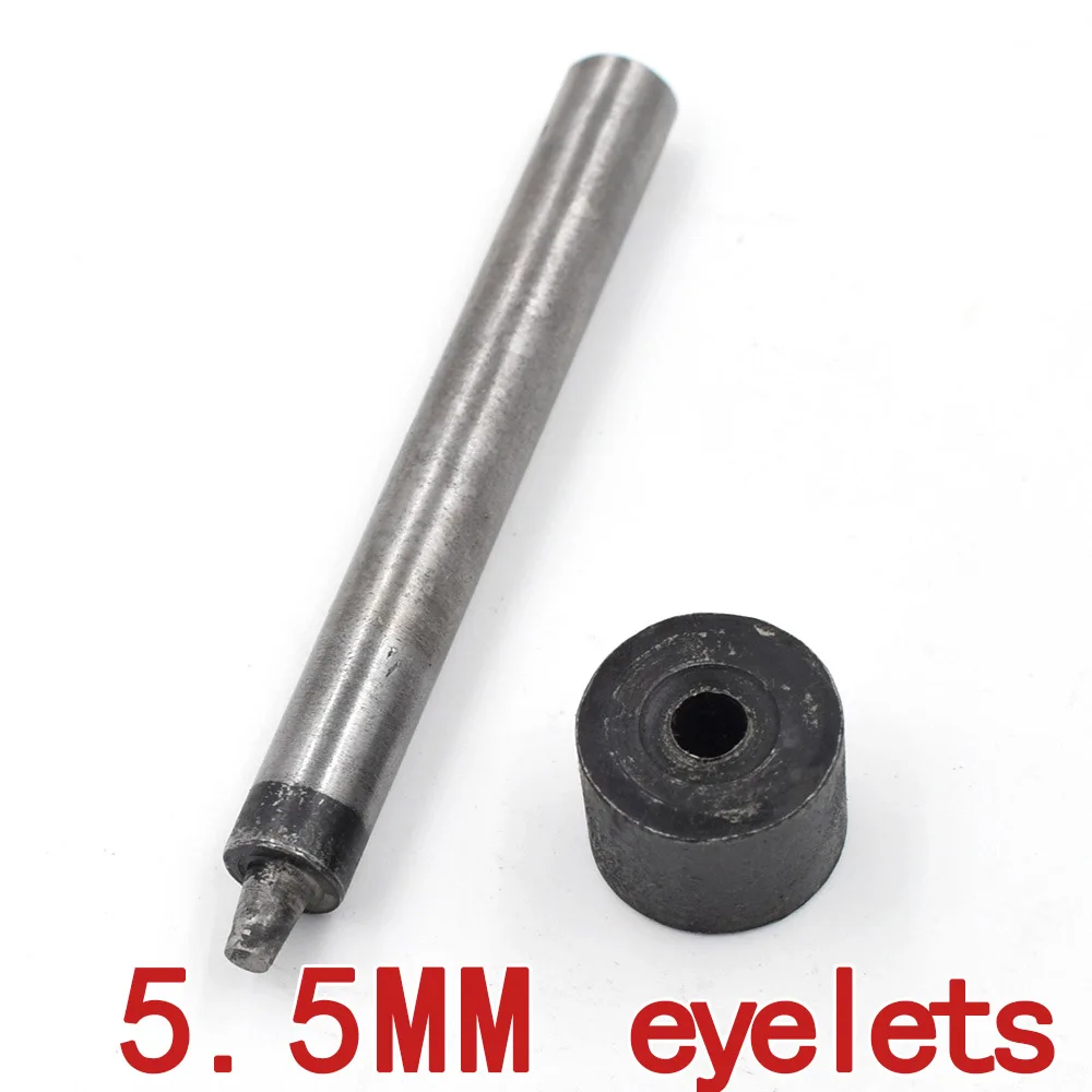 5.5mm 3,5 мм-25 ммеелец инструменты пряжки, железные мозоли. Заклепки. Шитье, ремонт инструментов. Кожаный ремешок. Инструменты для установки ручного стука - Цвет: 5.5mm