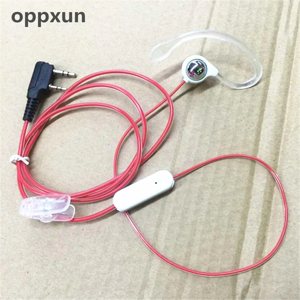 OPPXUN высококачественные наушники с красным кристаллом для Kenwood tk3107 baofeng UV5R UV82 BF888S
