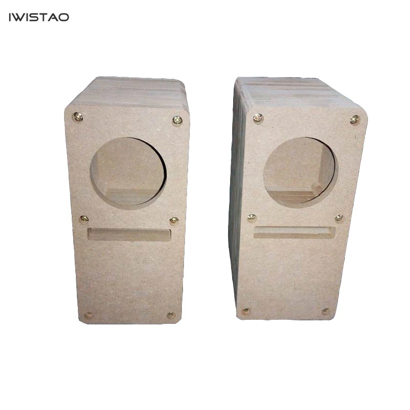 IWISTAO HIFI 2 дюймовый лабиринтный Полнодиапазонный динамик пустой шкаф 1 пара МДФ
