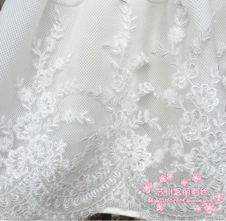 Аппликация для свадебного платья ширина 30 см 1 метр | Дом и сад