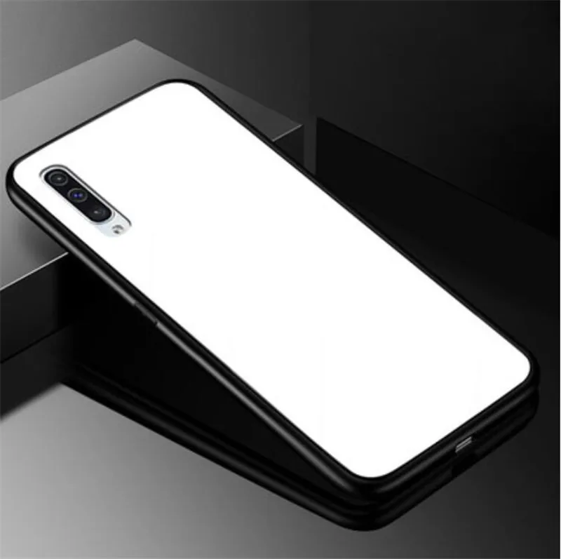 as photo 21 6," Funda для samsung Galaxy A50 чехол стекло твердая задняя крышка чехол для телефона для samsung Galaxy A50 чехол TPU рамка A 50 Coque - Цвет: as photo 21