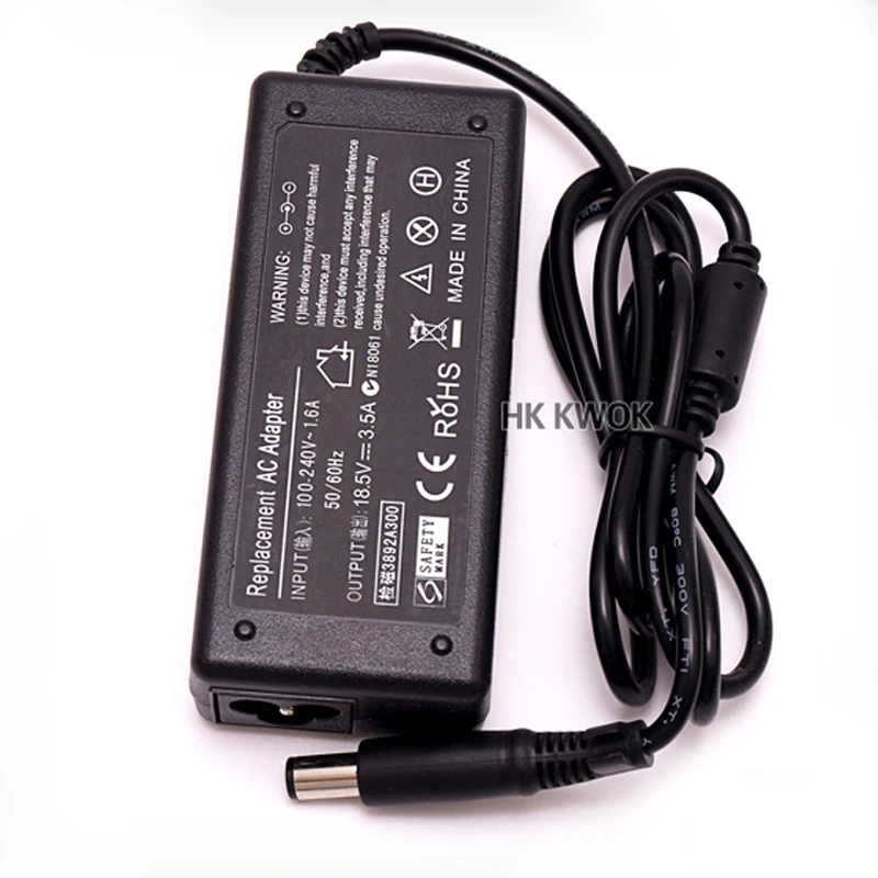 18.5V 3.5A 65W AC Adapter For HP Laptop Compaq 2230s Notebook PC ProBook 4310s 4410s 4415s 4416s 4510s 4515s Power Supply