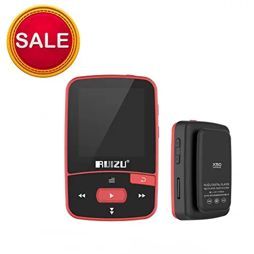 RUIZU X50 8GB Bluetooth MP3 музыкальный плеер спортивный зажим защита от пота Walkman качество