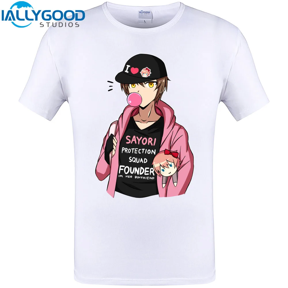 Doki литература клуб DDLC крутой дизайн для женщин мужчин печатных футболка Новое