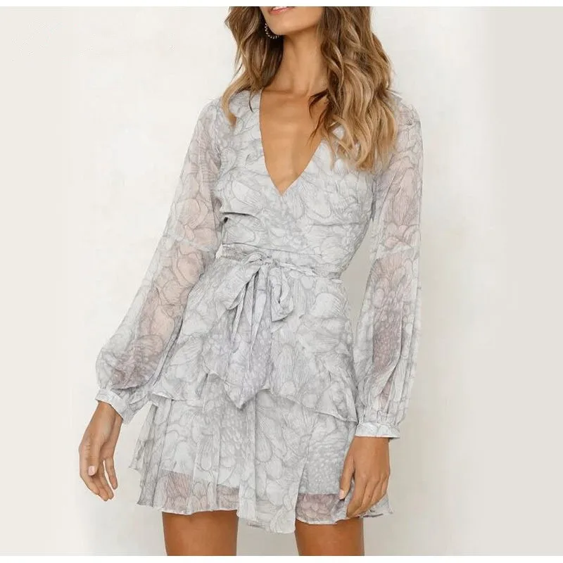 2019 новое летнее осеннее сексуальное женское платье модное тонкое темпераментное