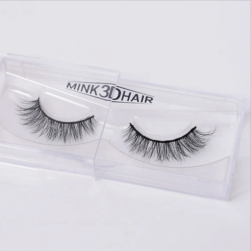 100% Real Mink Fake Eyelashes Cross 3D Hair Natural False Winged Eye Lashes | Красота и здоровье