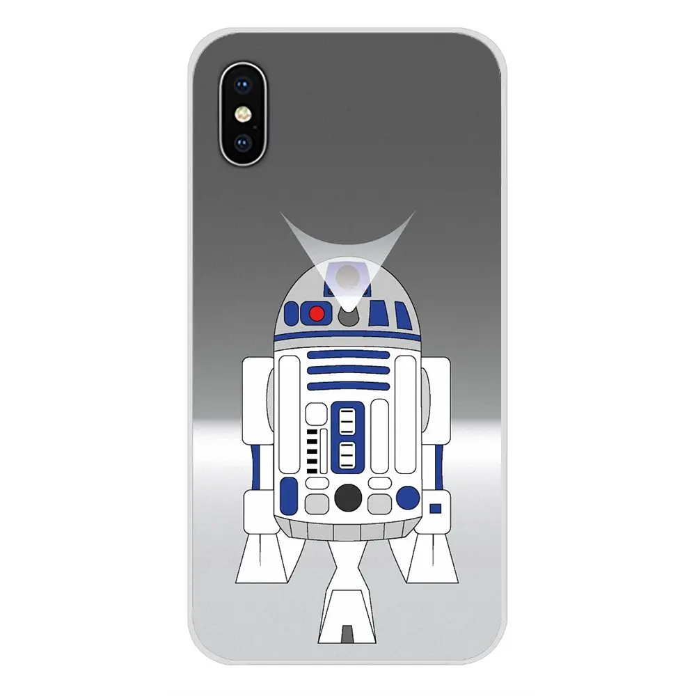 Для Samsung Galaxy S4 S5 MINI S6 S7 edge S8 S9 S10 Plus Note 3 4 5 8 9 модные Звездные войны R2D2 аксессуары для