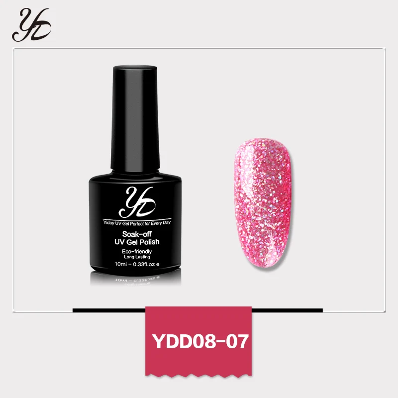 Starry color 07 Yiday Блестящий цветной Блестящий Звездный УФ-гель для ногтей Быстросохнущий лак впитывающий Полупостоянный Гибридный лак для женщин - Цвет: Starry color 07