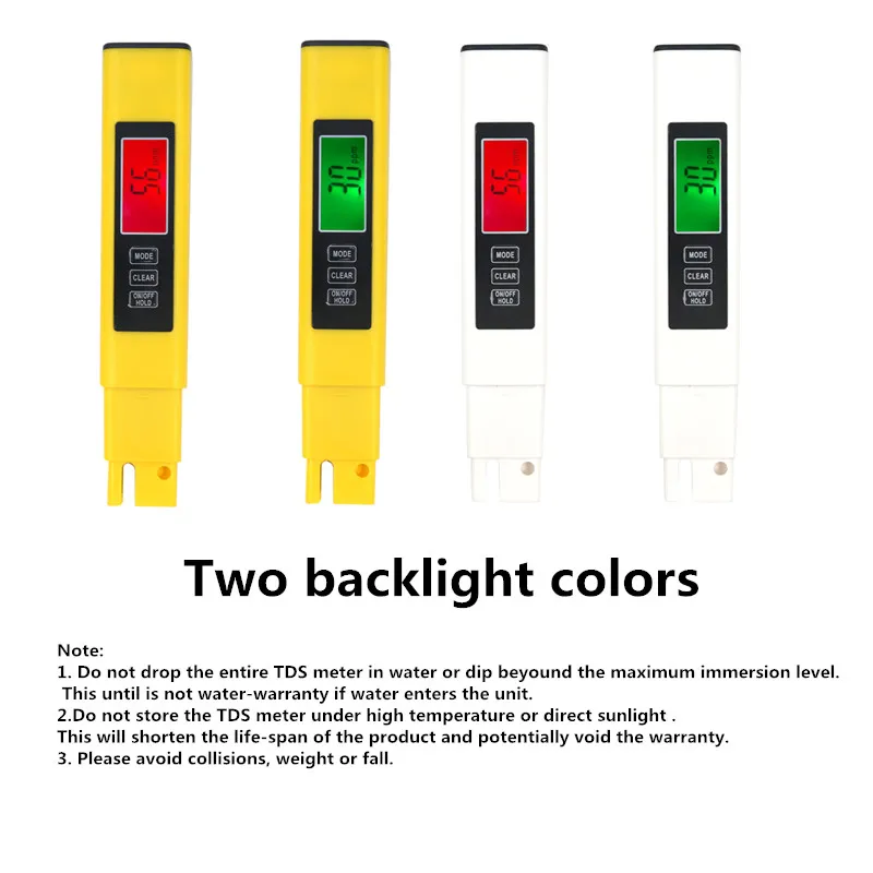 Цифровой измеритель температуры TDS EC ручное измерение качества воды для