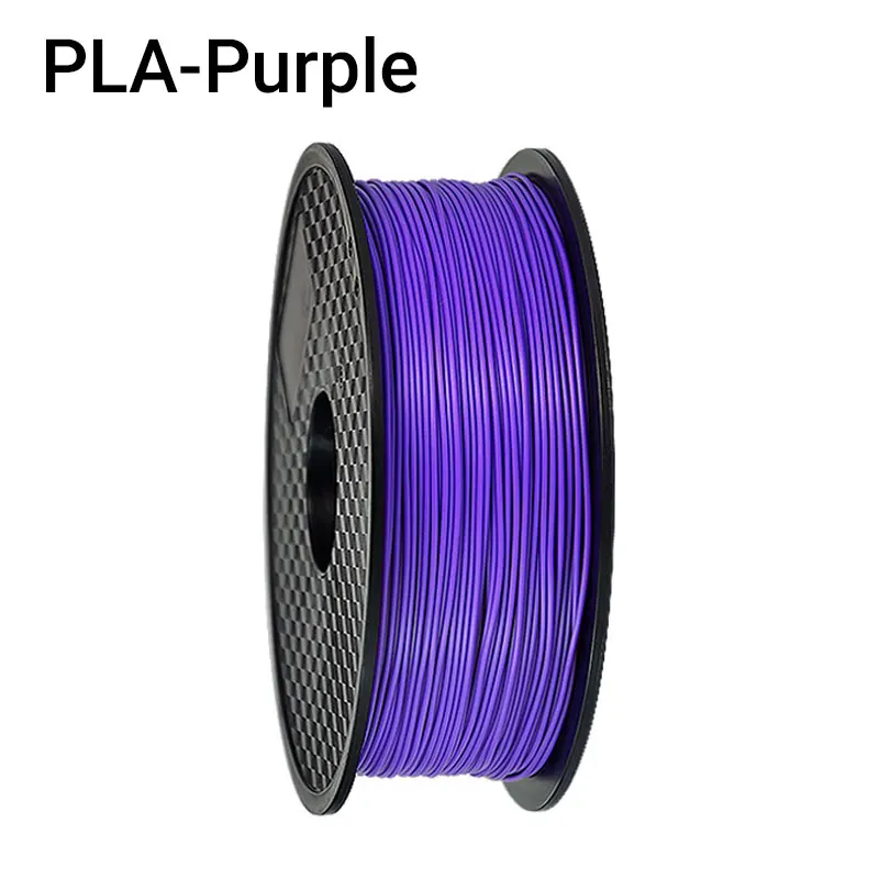 Purple TOPZEAL высокое качество PLA 3d принтер нити белого цвета 1,75 мм 1 кг катушка для 3D печати материалов - Цвет: Purple