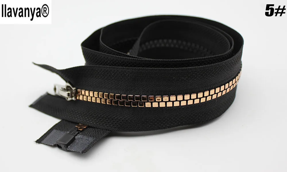 5 шт. в партии #80 см смолы Dynamic зубы Пластик молния для шитья открытый пальто