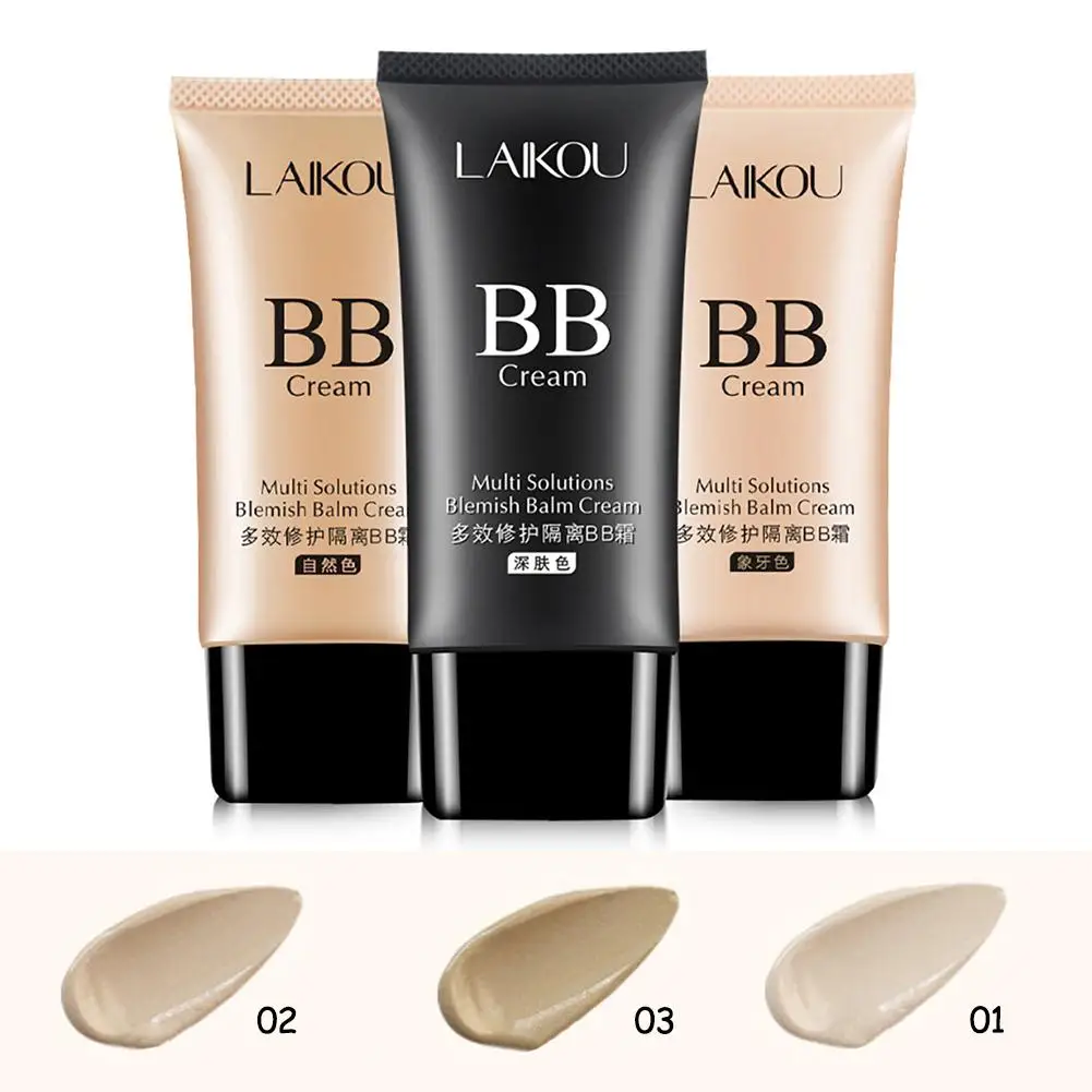 

1pcs BB Cream BB & CC Creams Face Base Foundation Concealer Multi Solutions Balm Sunscreen Whitening Newest