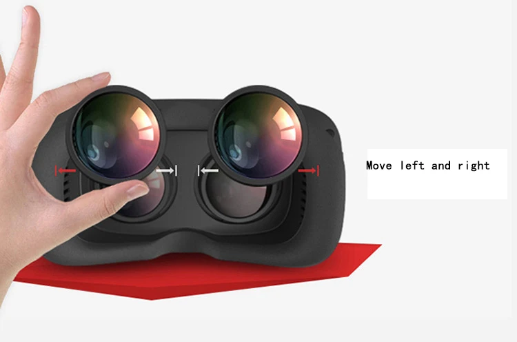K3 виртуальной реальности VR очки Мобильный телефон 3D кинотеатр 4D игровая гарнитура VR глаз одна машина для 4-6,2 дюймов ios Android смартфон