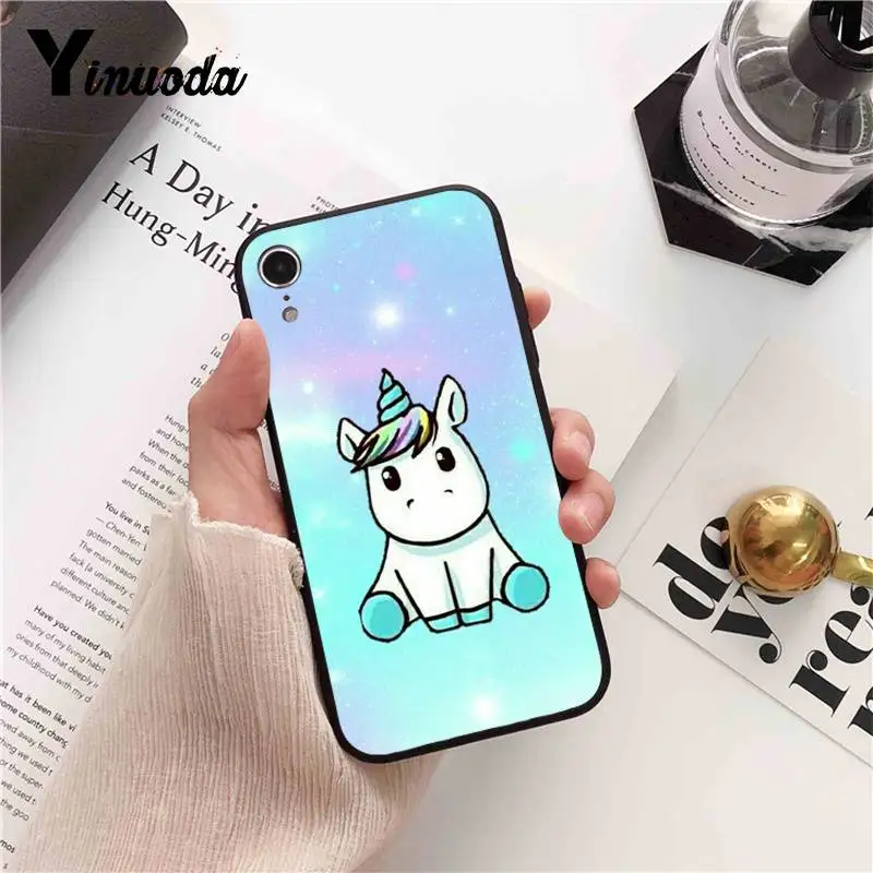 Yinuoda Радужный телефон с единорогом чехол для iPhone 8 7 6 6S 6Plus X XS MAX 5 5S SE XR 10 11 pro max |