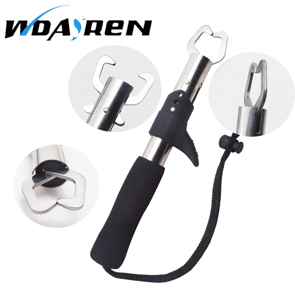 Рыболовный захват WDAIREN из нержавеющей стали инструмент с контролем веса и