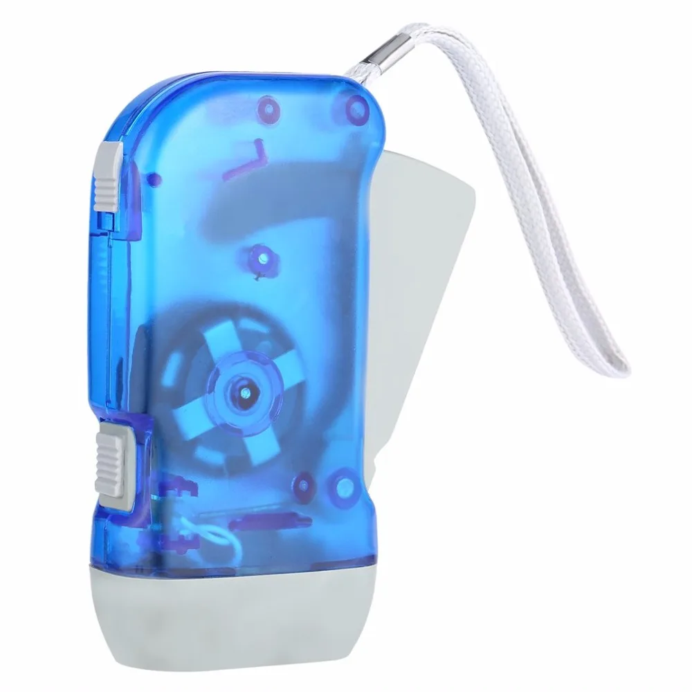 Портативный фонарик фонарь для кемпинга 3 светодиодный ручного нажатия Динамо