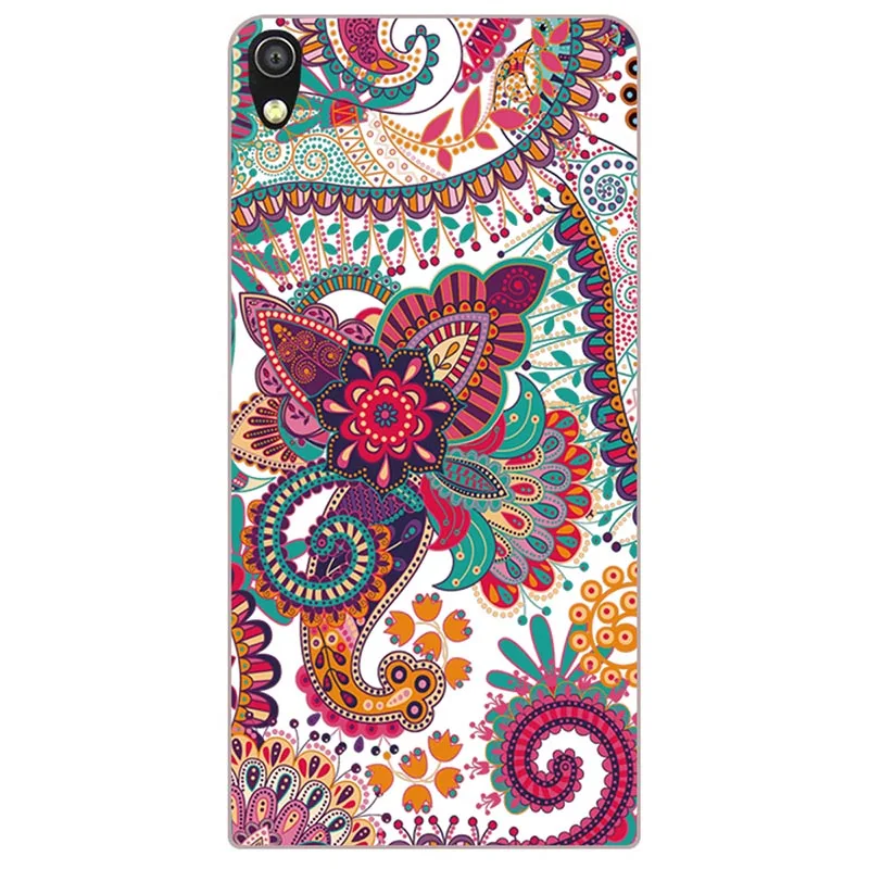 Y053 Жесткий пластиковый чехол для телефона, чехол для huawei Ascend P6 P6-U06, чехол для телефона с красочным принтом, жесткий чехол с рисунком цветка - Цвет: Y053