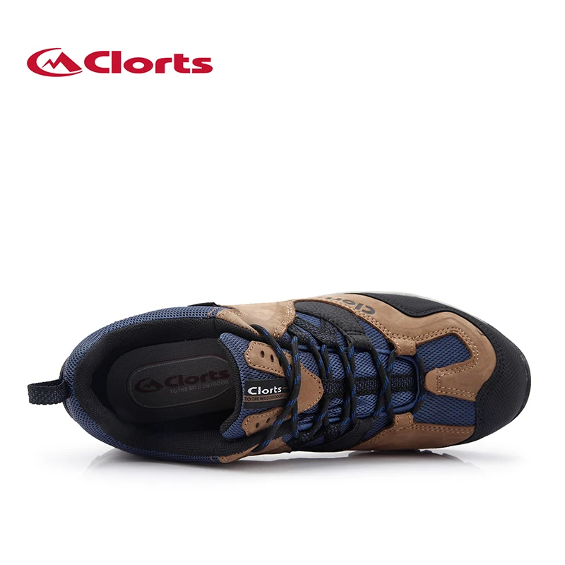 Clorts треккинговые ботинки для мужчин походные из натуральной кожи альпинистские