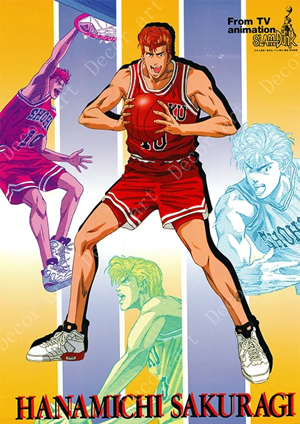 SLAM DUNK японский мультфильм Баскетбол Мальчик Аниме Комикс Холст Картина