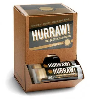 Hurraw бальзам для губ Защита от солнца SPF 15 4.3 г / 3 шт. | Красота и здоровье